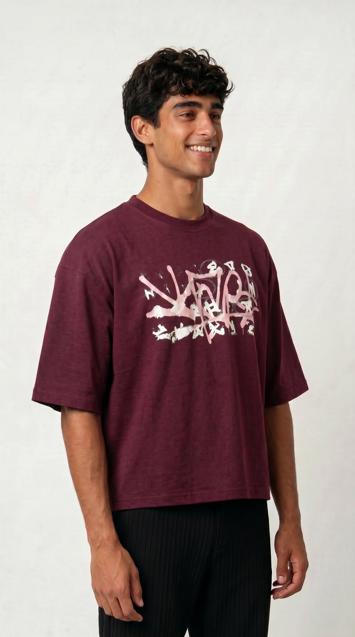 Boxy fit front print- boy