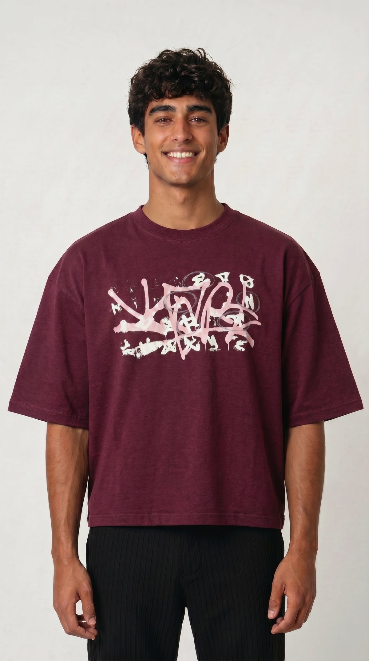 Boxy fit front print- boy