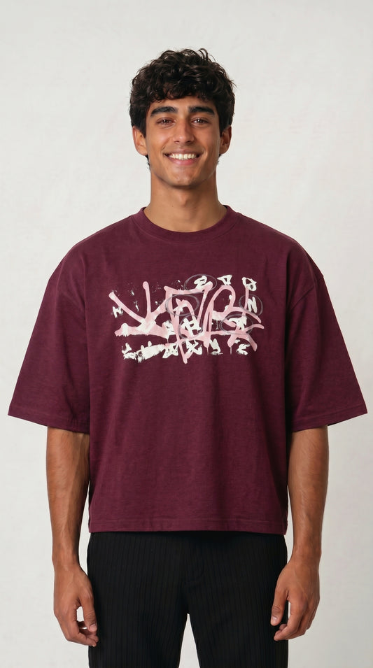 Boxy fit front print- boy