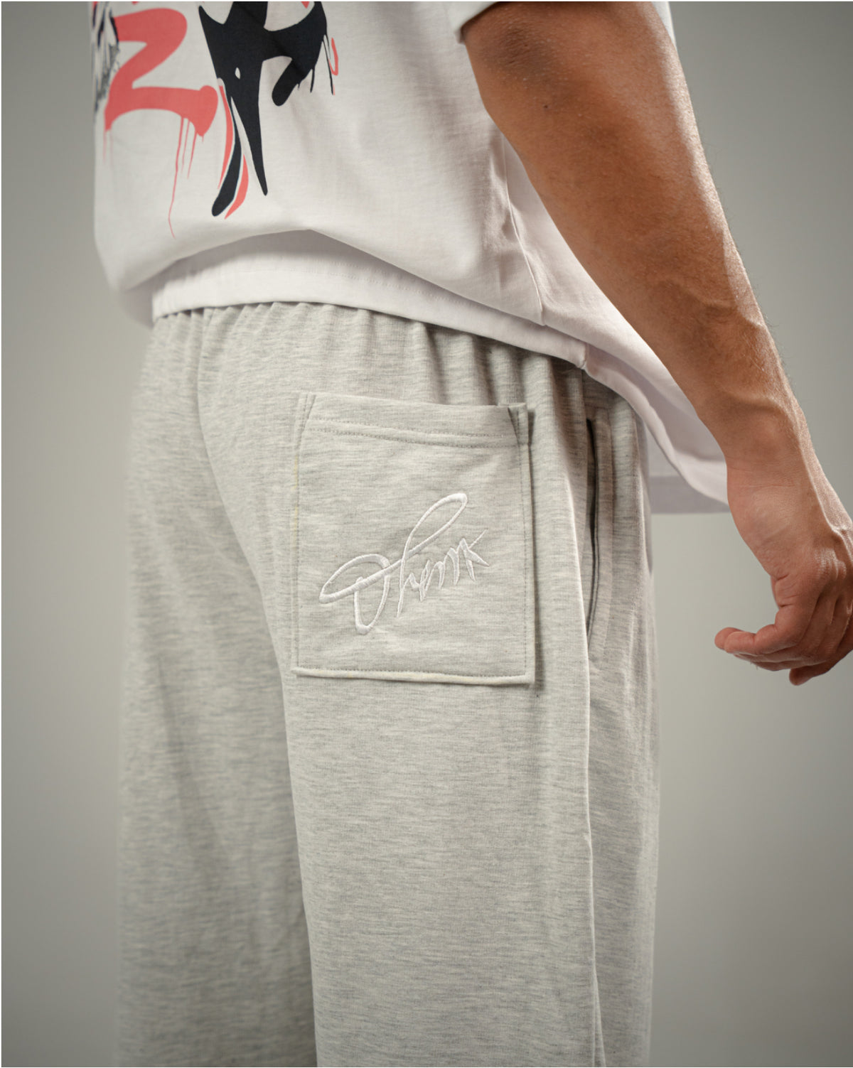 Wide leg Sweat Pants Grey - Boys