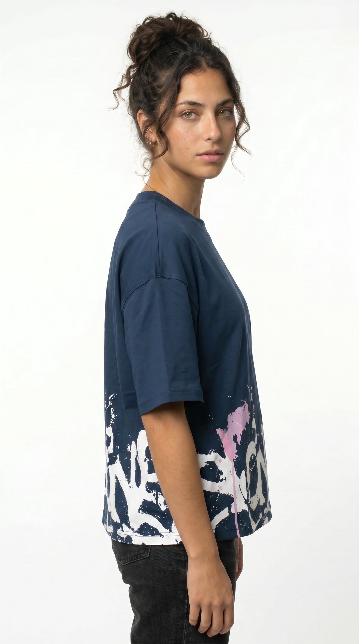 Double print boxy fit - girls