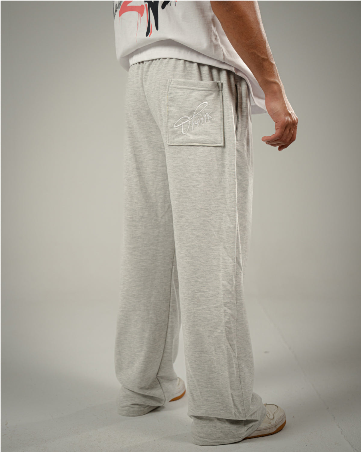 Wide leg Sweat Pants Grey - Boys